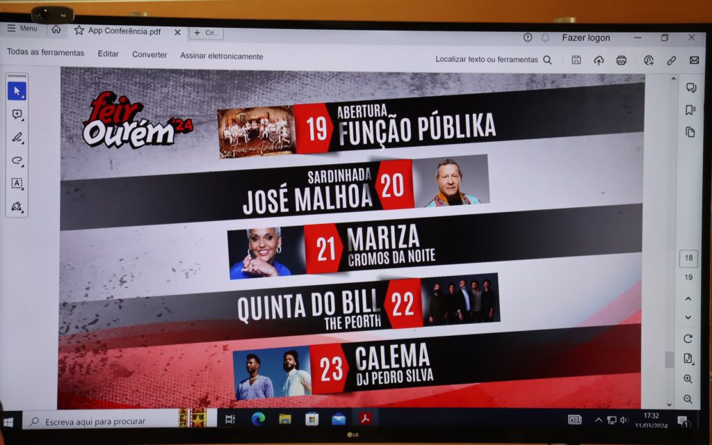 Mariza, Calema, José Malhoa, Quinta do Bill e Função Públika atuam na Feirourém