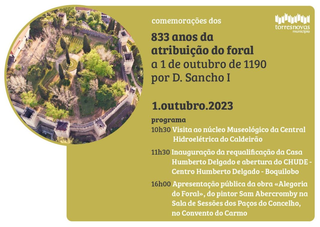 Ministro da Cultura nas comemorações dos 833 anos da fundação do concelho do concelho de Torres Novas