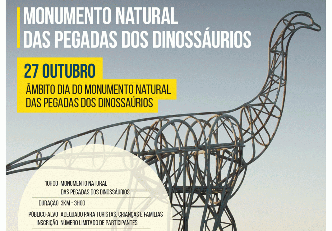 Município de Torres Novas promove visita ao Monumento Natural das Pegadas dos Dinossáurios