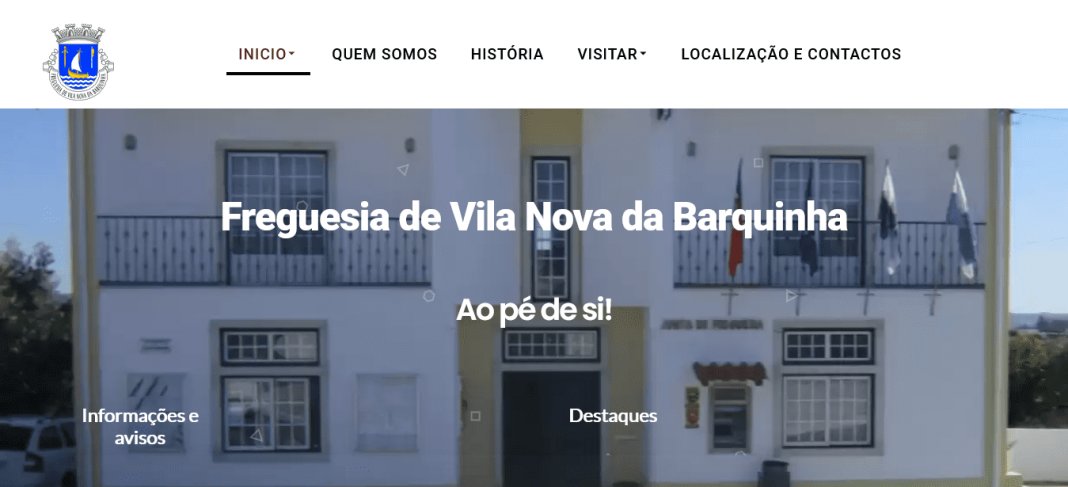 Freguesia de Vila Nova da Barquinha anuncia que já tem site