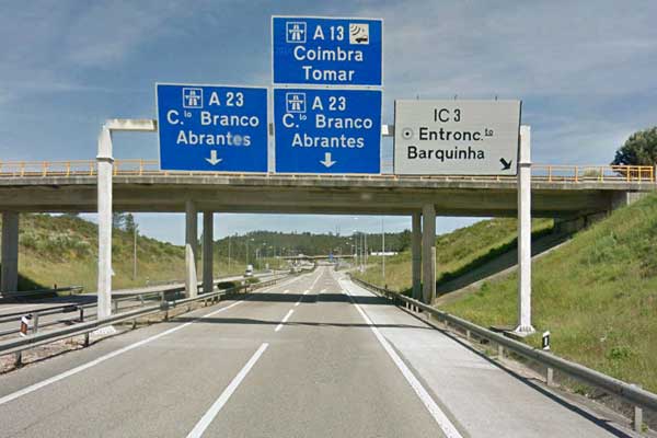 Autoestrada A23 entre Atalaia e Constância reabre hoje ao trânsito