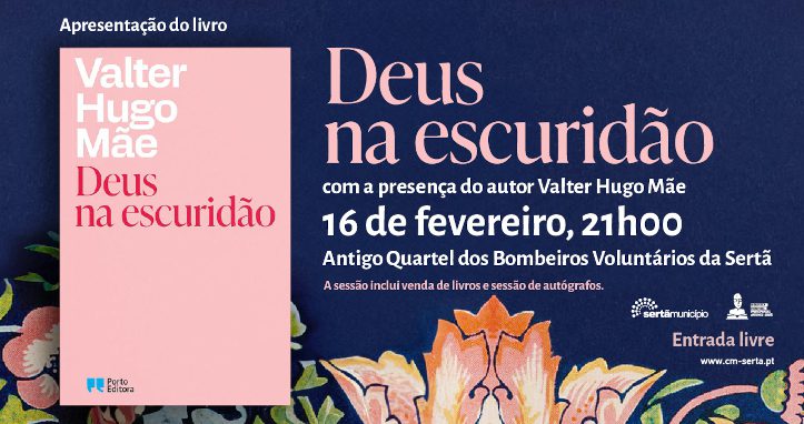Valter Hugo Mãe regressa à Sertã para apresentar o seu novo livro