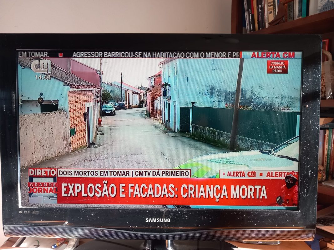Tragédia em Tomar: Mata filho de 11 anos da ex-companheira e faz explodir casa