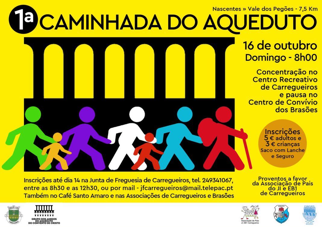 Junta de Freguesia de Carregueiros promove 1ª Caminhada do Aqueduto