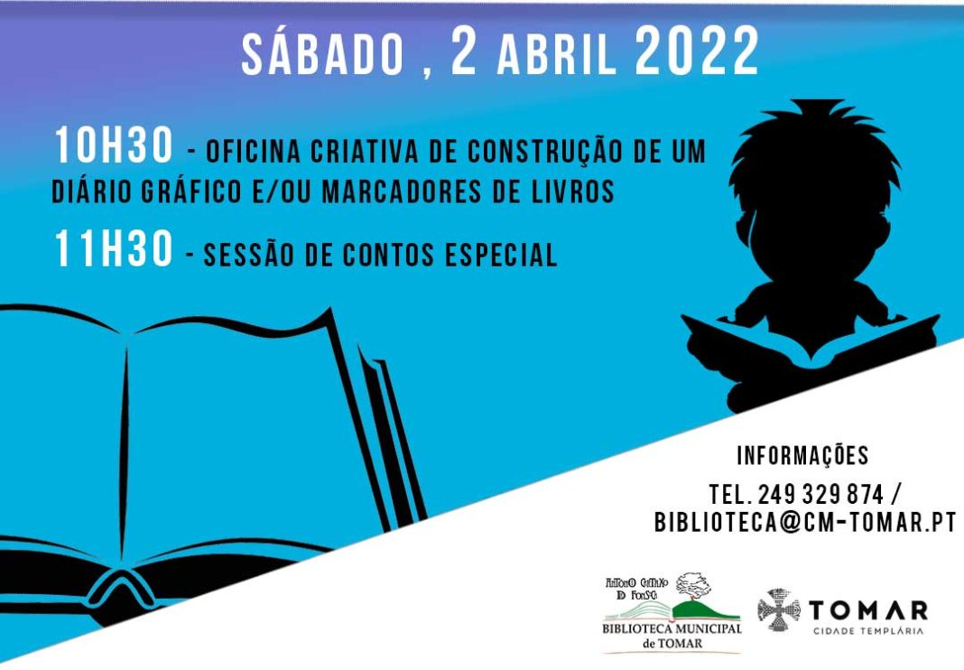 Autores tomarenses sábado na Biblioteca Municipal para celebrar Dia do Livro Infantil
