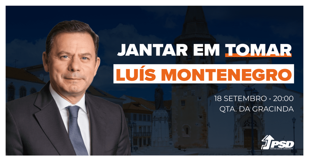 PSD promove jantar com Luís Montenegro em Tomar