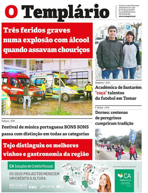 Jornal O Templário já está nas bancas