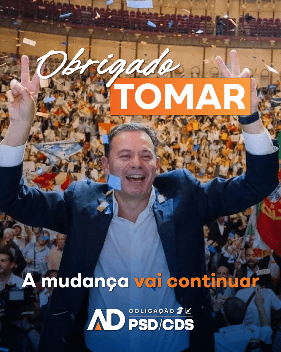 PSD de Tomar congratula-se pela vitória da AD - Coligação PSD/CDS no concelho