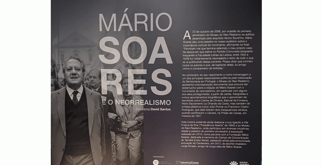 Mário Soares em exposição no Museu do Neo-Realismo