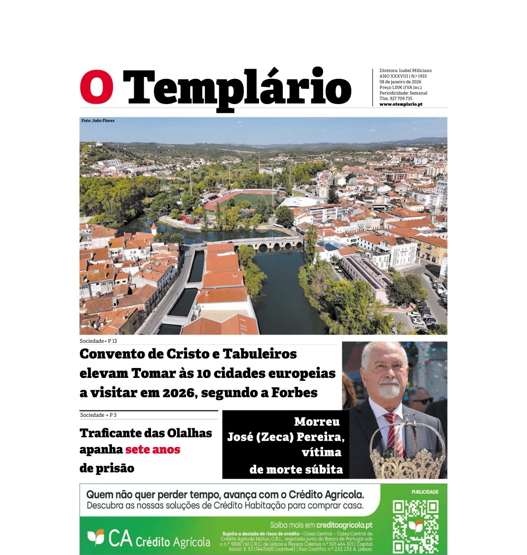 Jornal O Templário, amanhã nas bancas!