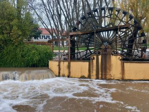 Rio Nabão em dia de chuva