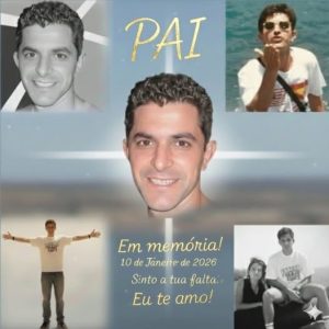 Tiago Silva deixa sentida homenagem ao pai no dia do 20º aniversário da sua morte