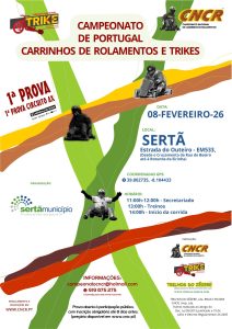 Campeonato Nacional de Carrinhos de Rolamentos e Trikes arranca na Sertã 