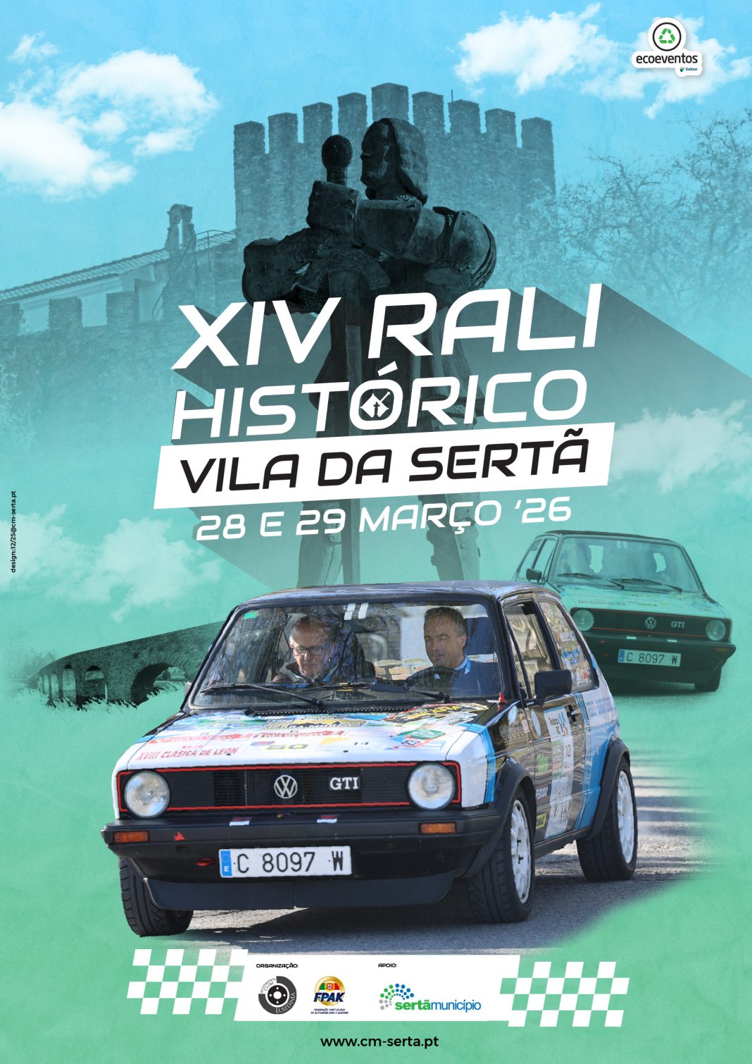 Rali Histórico Vila da Sertã regressa em 2026