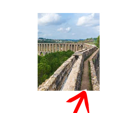 Vai ser proibido caminhar ao longo do troço dos Pegões do Aqueduto do Convento de Cristo