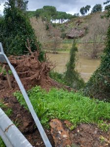 Tempestade Kristin agravou situação da estrada da Matrena