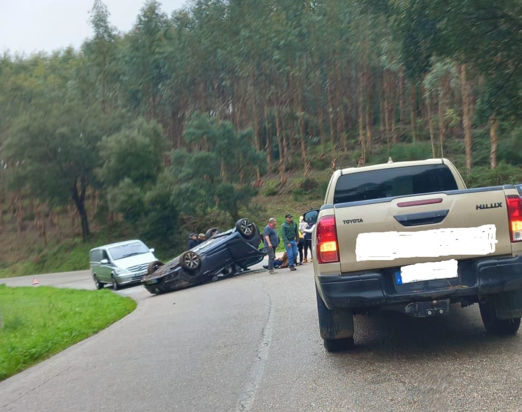 Acidente entre Linhaceira e a estrada da Matrena