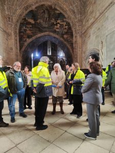 Ministra da Cultura veio a Tomar avaliar os danos na Charolinha e no Convento de Cristo