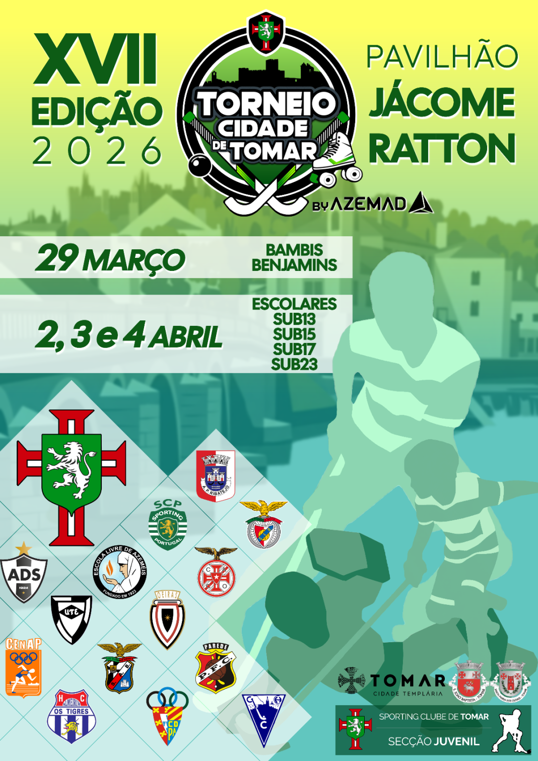 Hóqui em patins: Tomar volta a ser capital da formação na XVII edição do seu torneio histórico