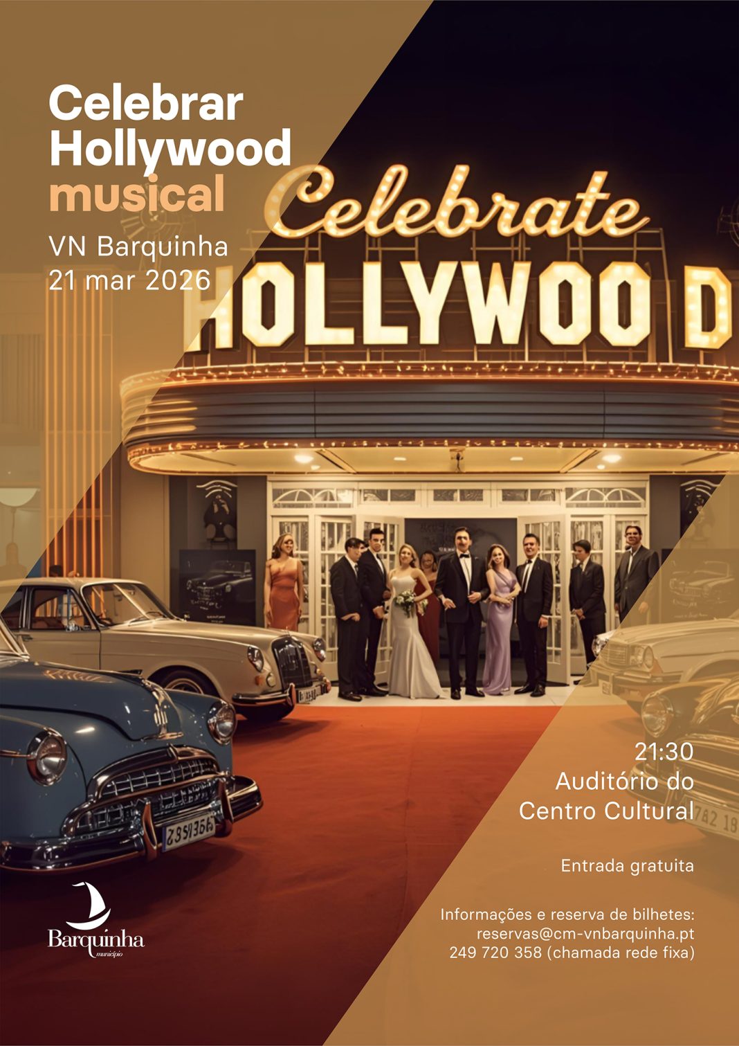 VN Barquinha homenageia cinema Americano - Hollywood