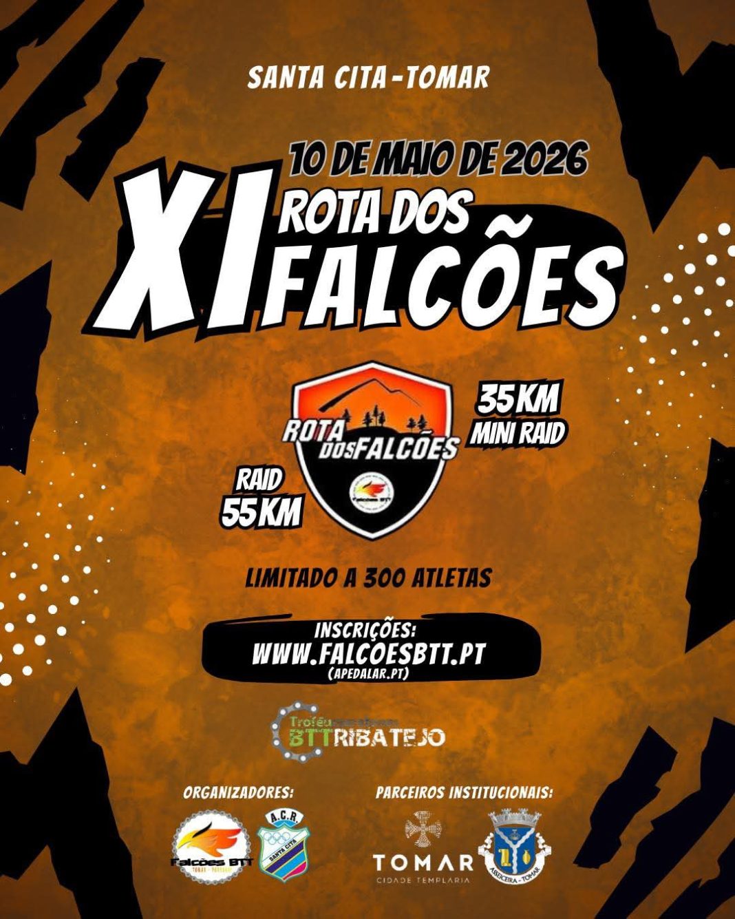 11ª Rota dos Falcões promete um grande dia de BTT em Santa Cita