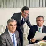 António José Seguro com presidente da NERSANT (ao centro)