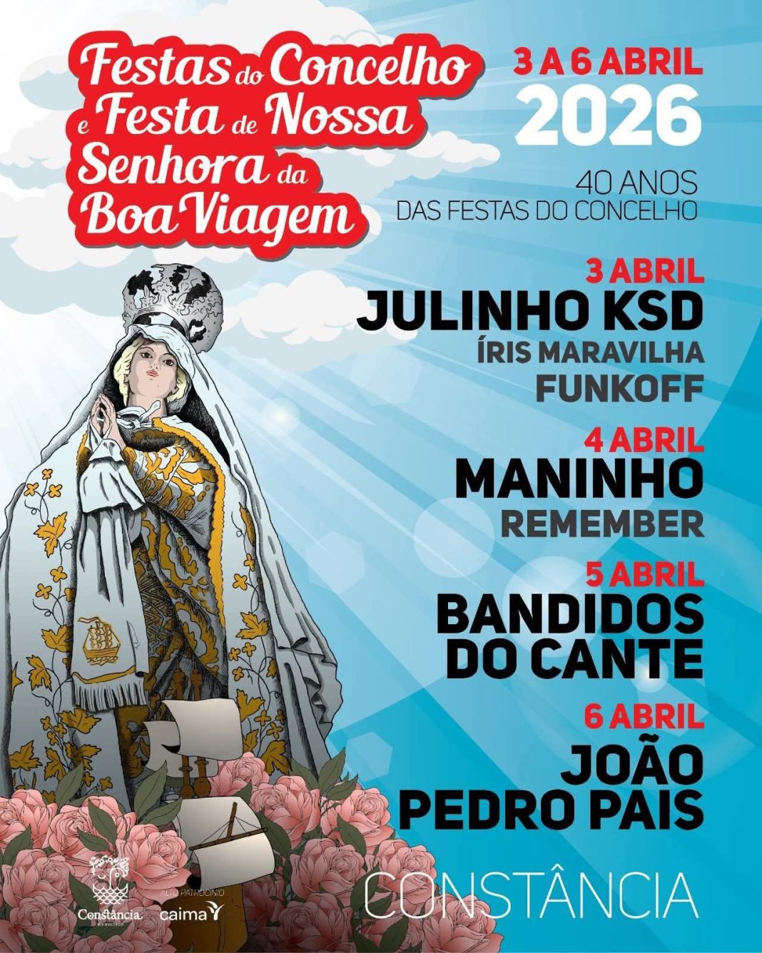 Constância celebra tradição secular nas Festas de Nossa Senhora da Boa Viagem
