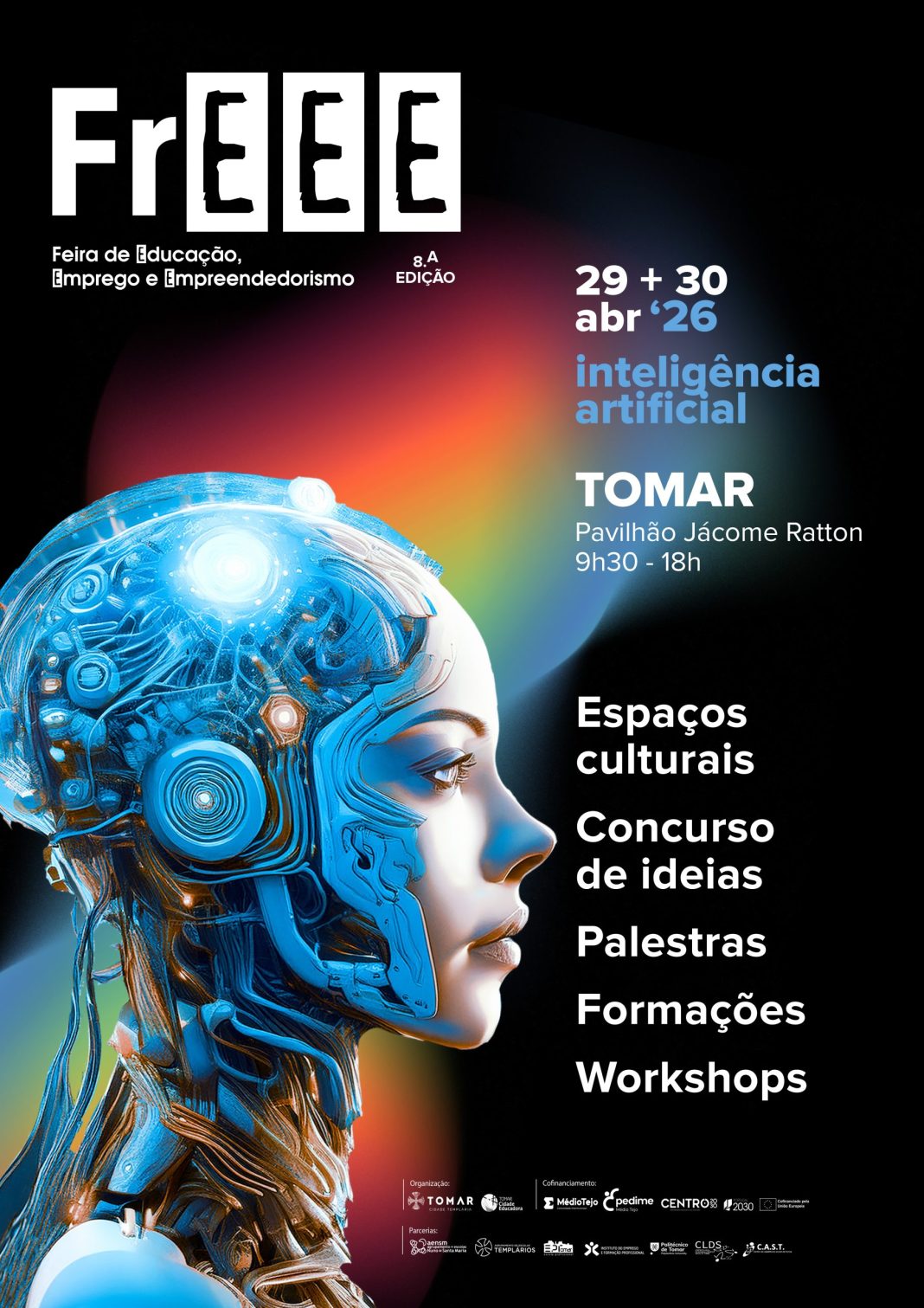 Pavilhão Jácome Ratton acolhe FrEEE 2026 dedicada à Inteligência Artificial