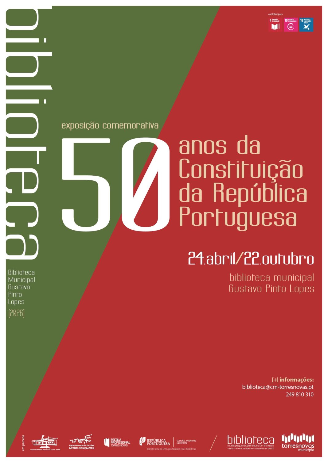Torres Novas comemora «50 anos da Constituição da República Portuguesa»
