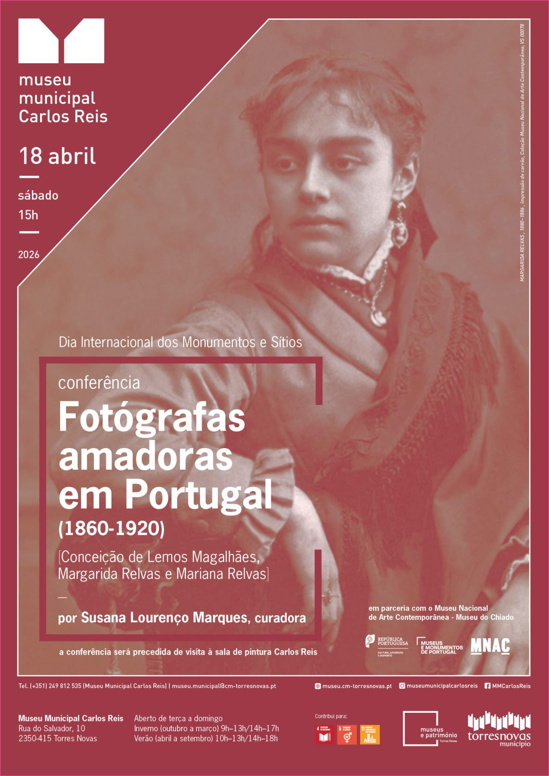 Mulheres fotógrafas do século XIX em foco no Museu Municipal Carlos Reis em Torres Novas Mulheres fotógrafas do século XIX em foco no Museu Municipal Carlos Reis em Torres Novas