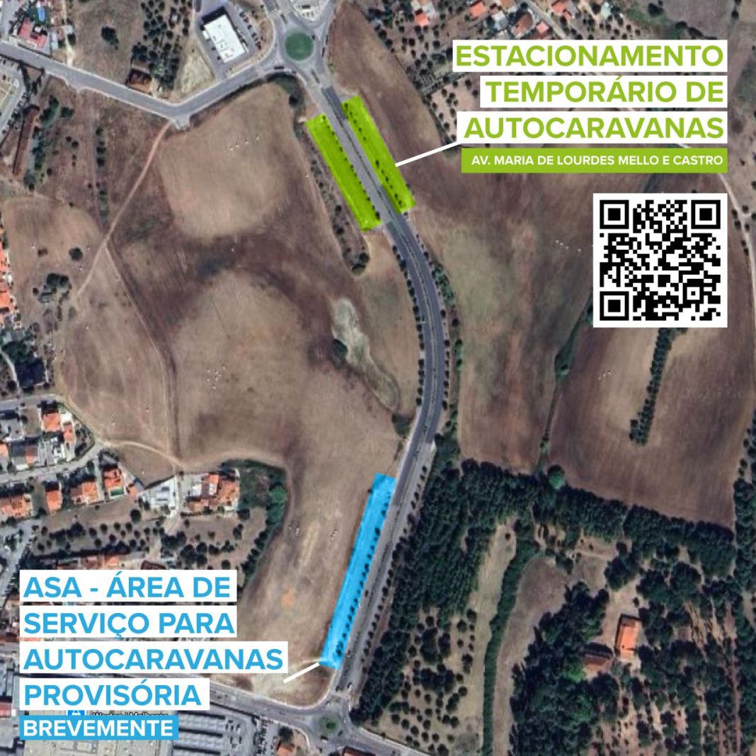 Câmara de Tomar define local provisório para estacionamento de autocaravanas