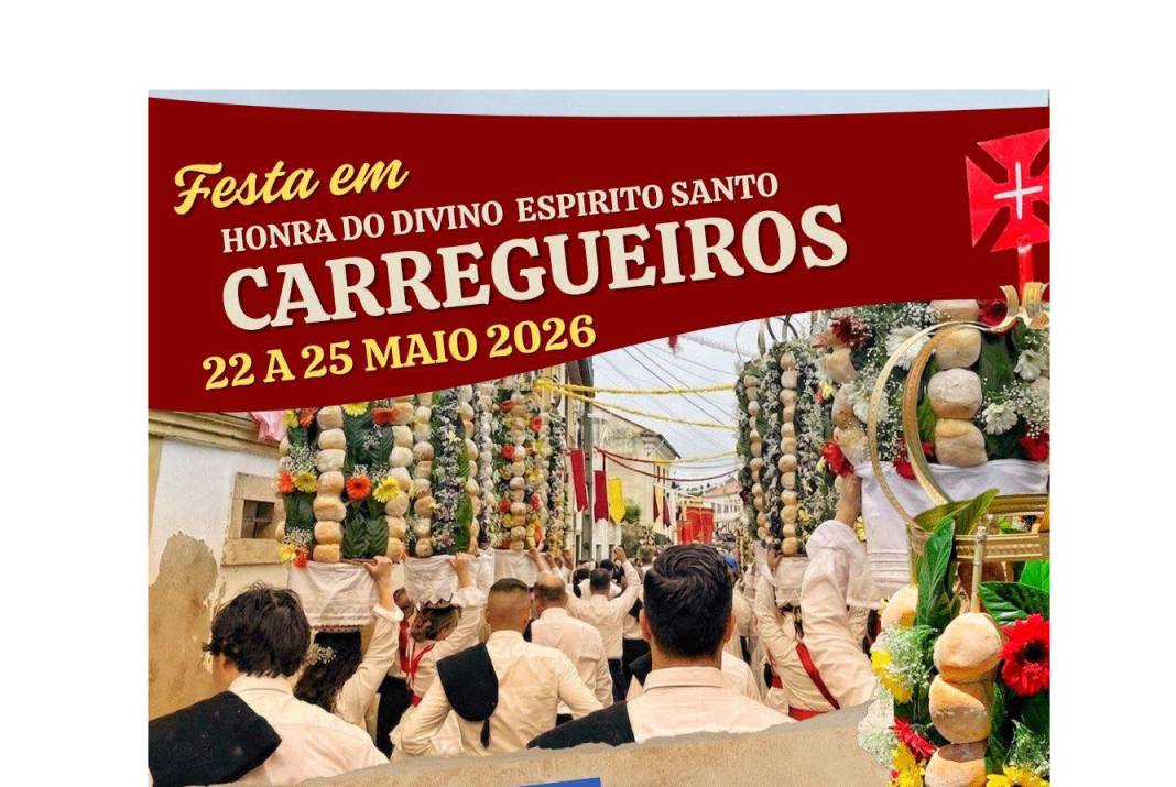 Carregueiros: 33 tabuleiros grandes e seis pequenos integram o cortejo do Divino Espírito Santo Carregueiros: 33 tabuleiros grandes e seis pequenos integram o cortejo do Divino Espírito Santo