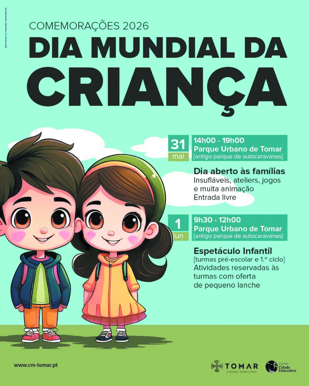 Em Tomar, o Dia Mundial da Criança começa logo no domingo