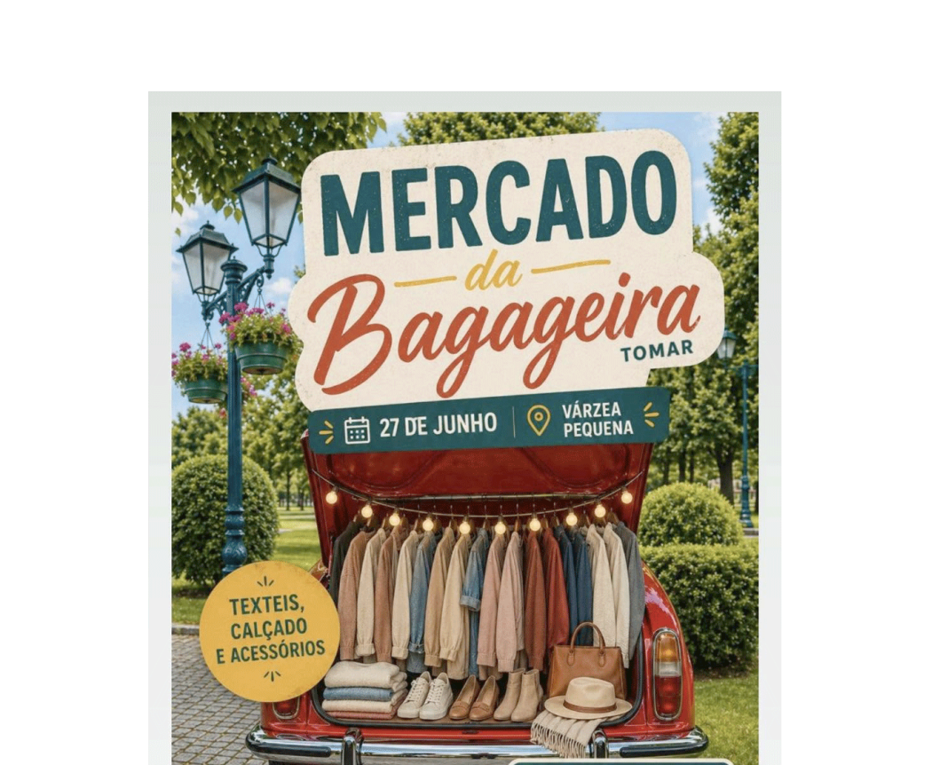 Mercado da Bagageira leva moda vintage à Várzea Pequena em Tomar