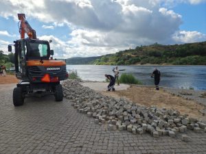 Município requalifica acesso ao Castelo de Almourol após estragos provocados pela tempestade Kristin