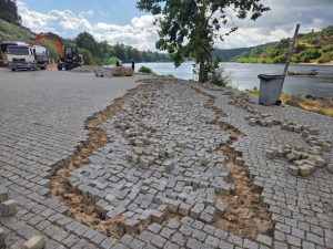 Município requalifica acesso ao Castelo de Almourol após estragos provocados pela tempestade Kristin
