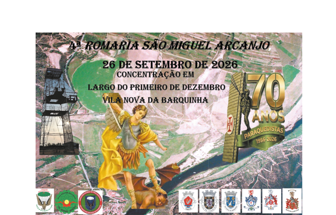 Paraquedistas realizam Romaria de São Miguel Arcanjo de Tancos à Barquinha pelo Rio Tejo