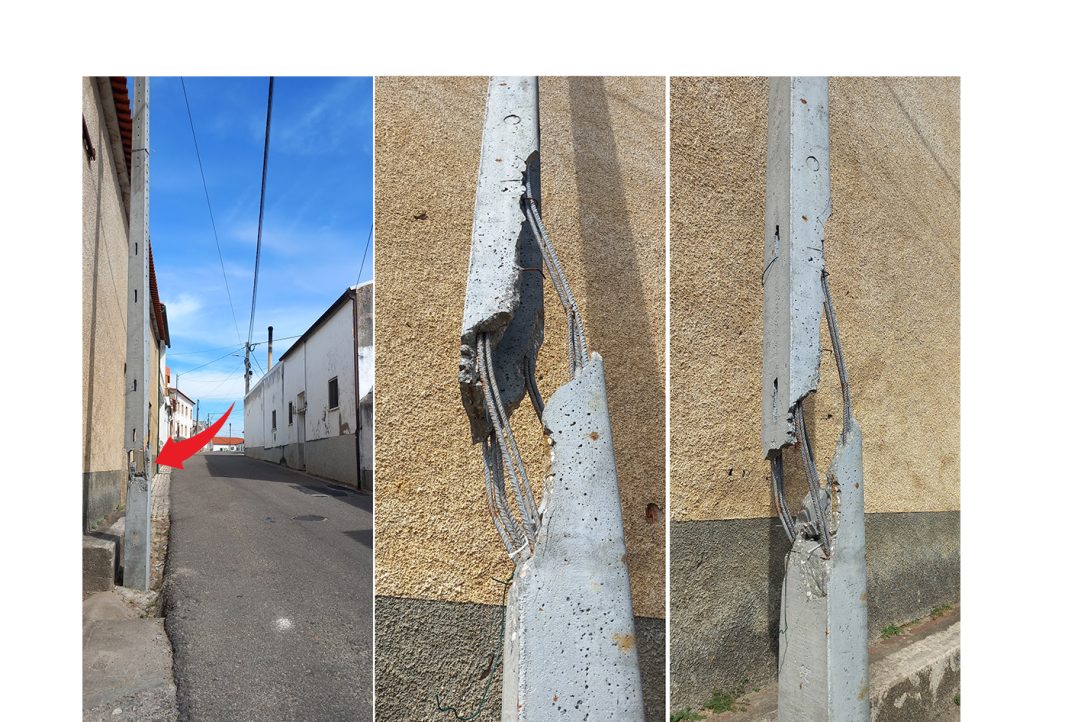E quando o poste cair?