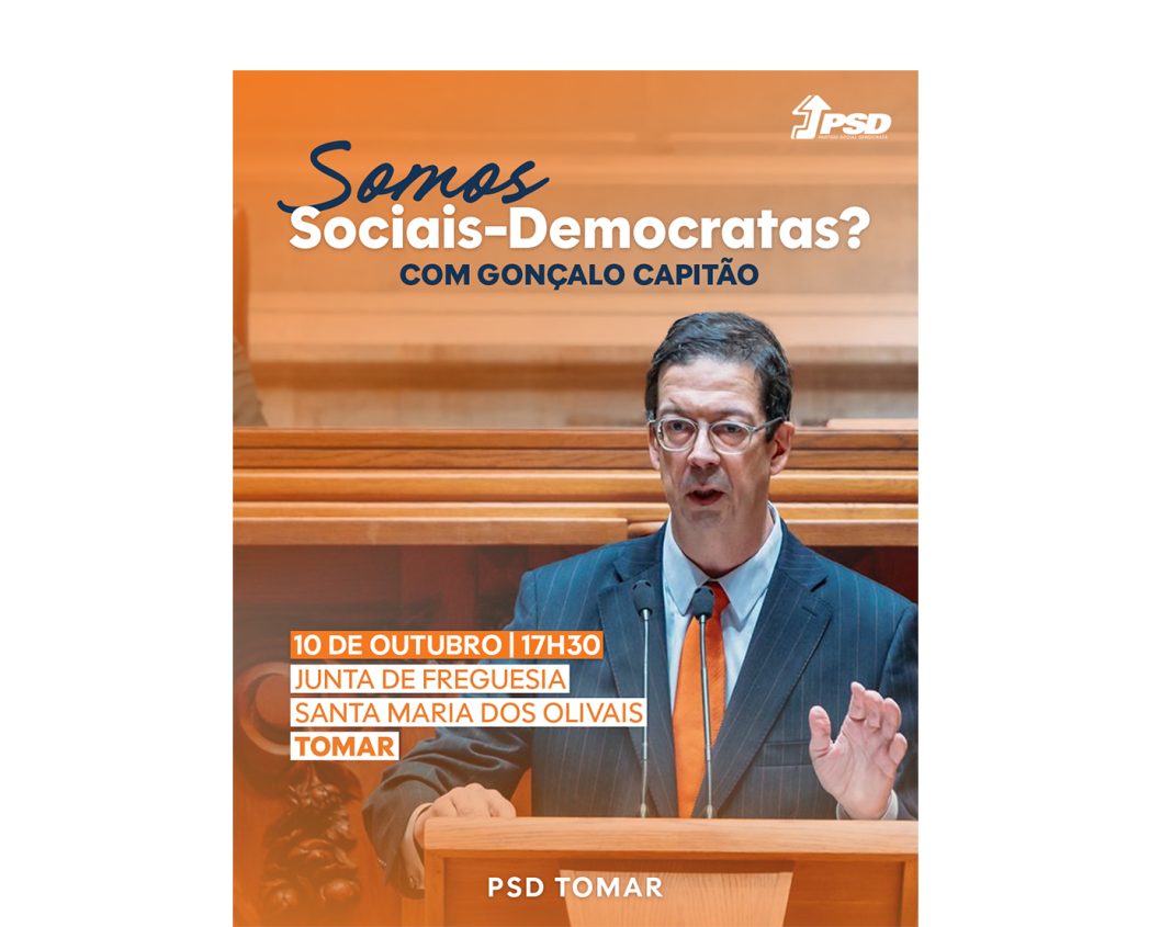 Gonçalo Capitão traz a Tomar a voz e o humor que o tornaram conhecido no Parlamento
